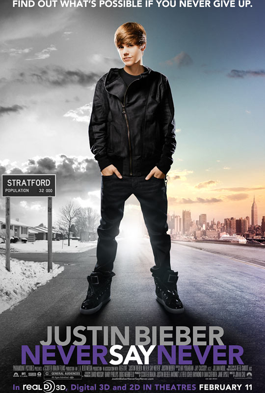 justin bieber never say never poster new. Justin Bieber: Never Say Never